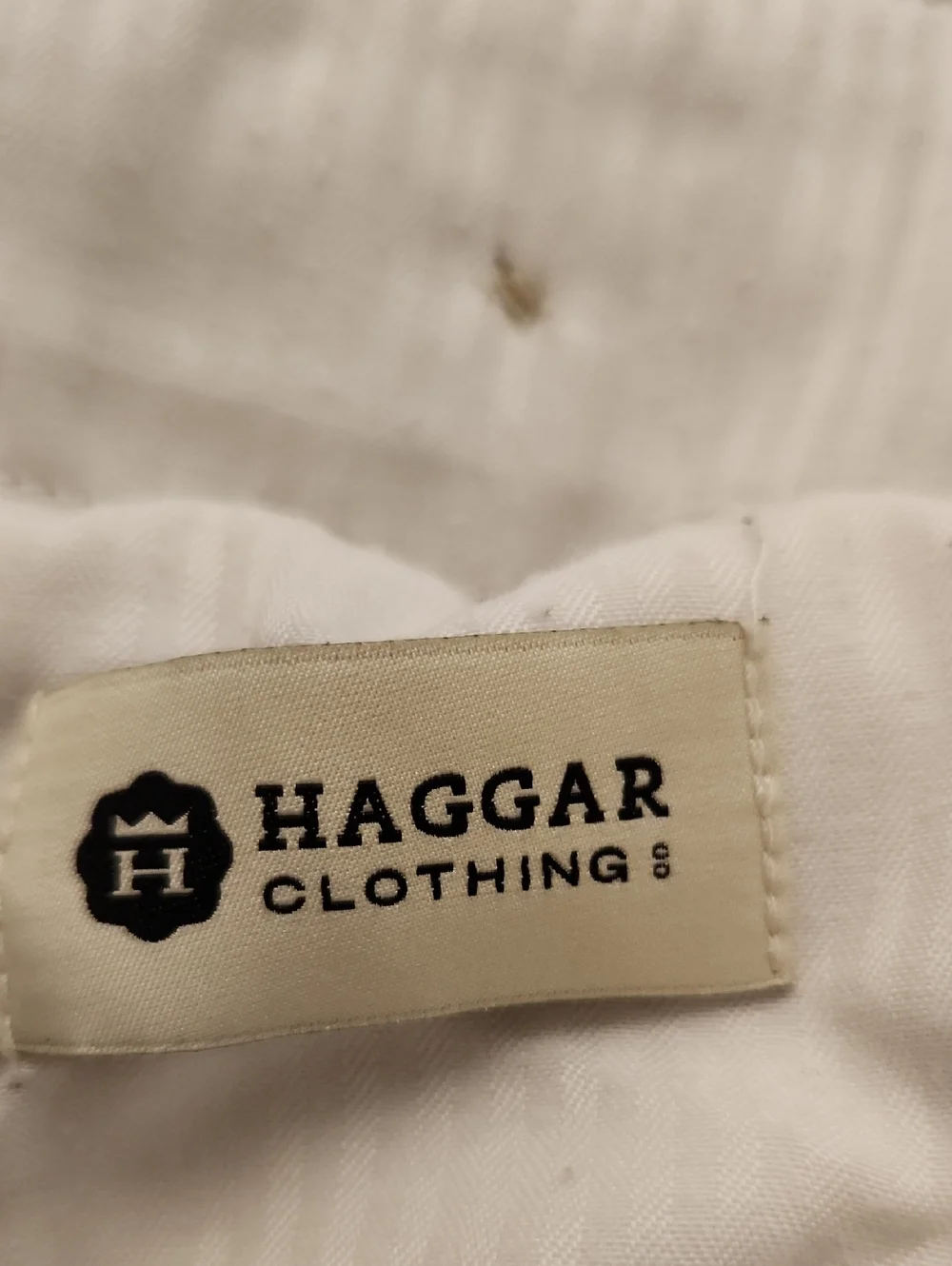 Haggar Men's Tan Flat-Front Chinos